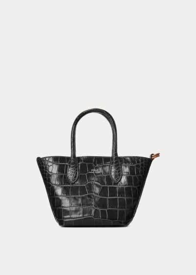 Women's Polo Ralph Lauren Embossed Mini Bellport Tote Bags | 832756YLE